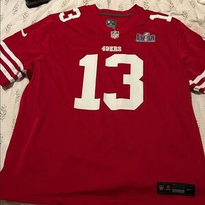 Nike Red San Francisco 49ers #13 Football Jersey
